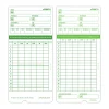 uPunch All Pay Periods Time Cards, 2-Sided, 3.5" x 7.5", Green, Pack Of 100, HNTCG1100