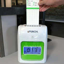 uPunch™ UB1000 Electronic Punch Card Time Clock Bundle