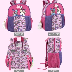 Up We Go Backpack With Lunch Bag And Keychain, Unicorn