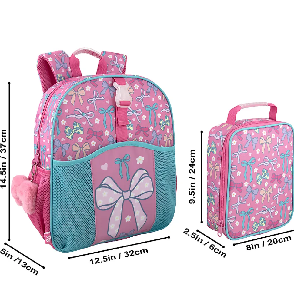 Up We Go 3-Piece Backpack Set, Bows, Total Qty 1