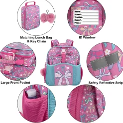 Up We Go 3-Piece Backpack Set, Bows, Total Qty 1