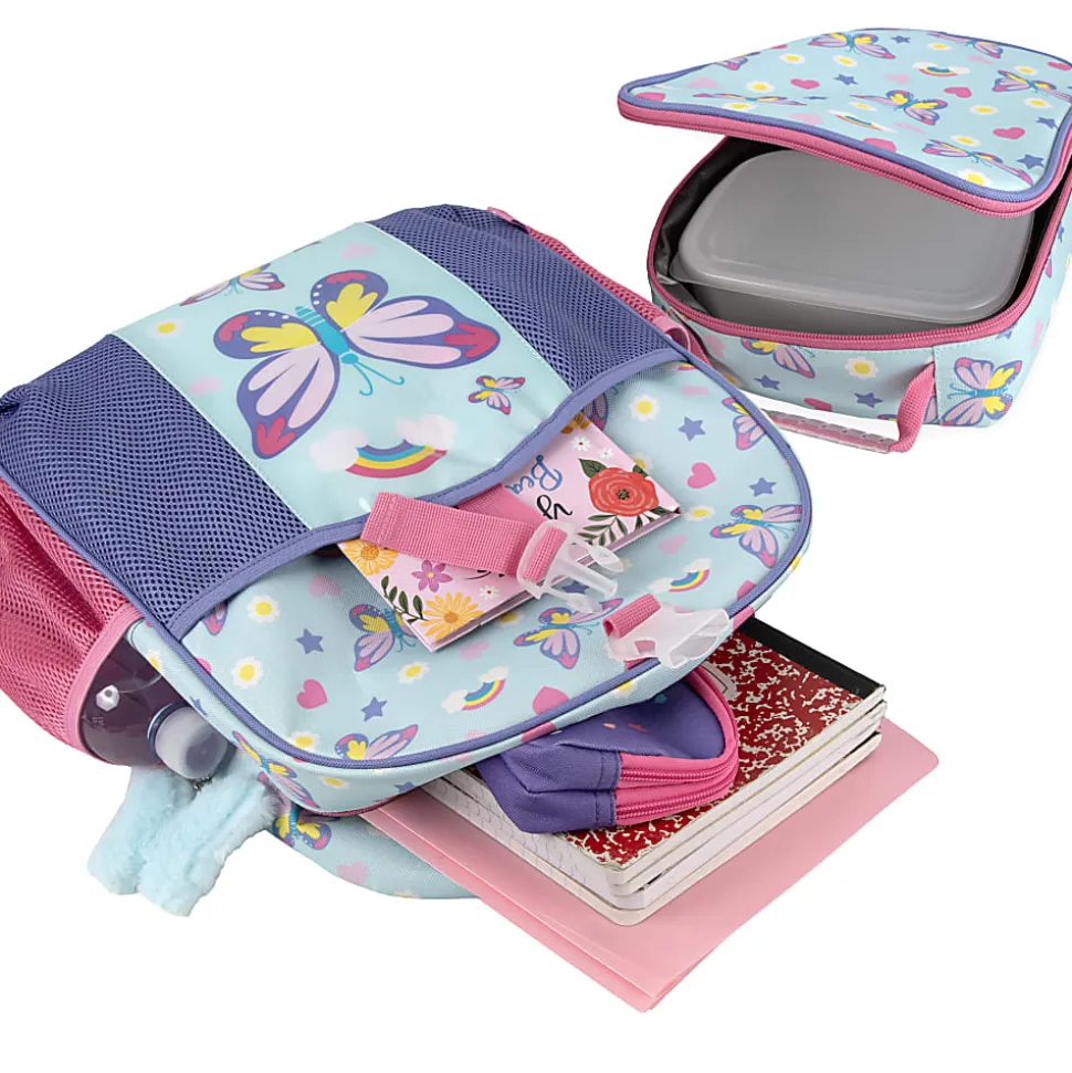 Up We Go 3-Piece Backpack Set, Butterfly, Total Qty 1