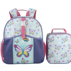 Up We Go 3-Piece Backpack Set, Butterfly, Total Qty 1