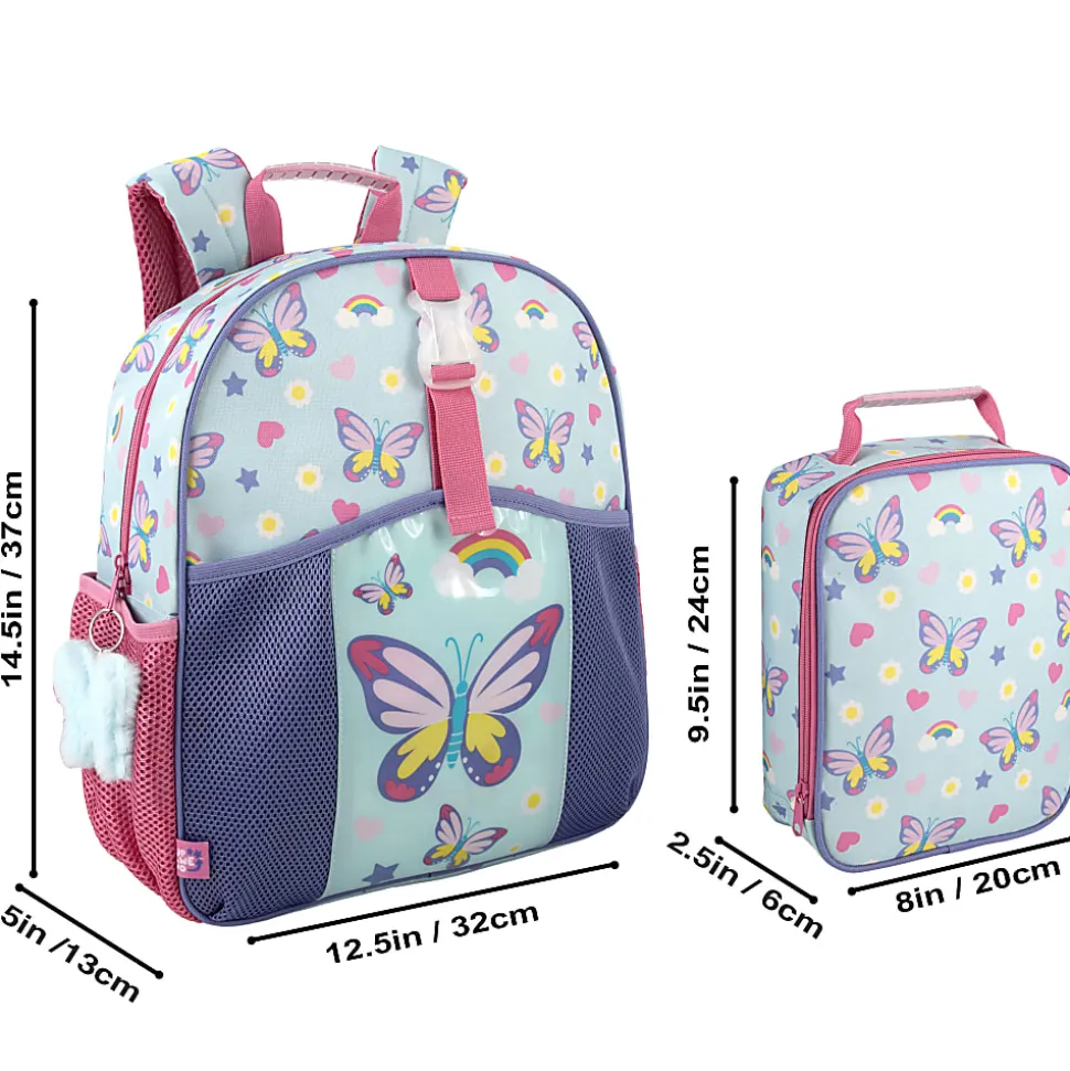 Up We Go 3-Piece Backpack Set, Butterfly, Total Qty 1