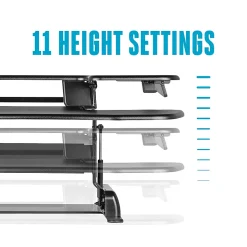 VariDesk Cube Series Corner Standing Desk Riser, 17-1/2