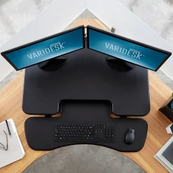 VariDesk Cube Series Corner Standing Desk Riser, 17-1/2