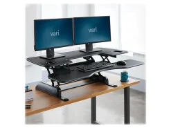 VariDesk ProPlus Manual Standing Desk Riser, 17-1/2"H x 48"W x 24"D, Black