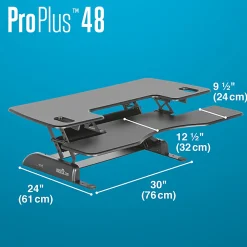 VariDesk ProPlus Manual Standing Desk Riser, 17-1/2