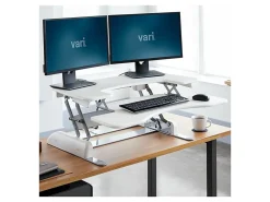 VariDesk Pro Plus 36 White Manual Standing Desk Riser, 17-1/2