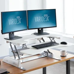 VariDesk Pro Plus 36 White Manual Standing Desk Riser, 17-1/2
