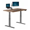 VARI Electric Standing Desk With ComfortEdge, 48"W, Walnut