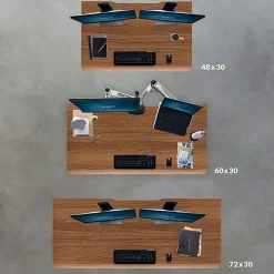 VARI Electric Standing Desk With ComfortEdge, 48