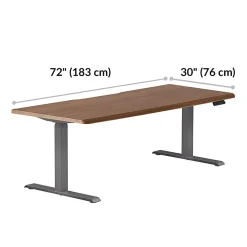 VARI Electric Standing Desk With ComfortEdge, 72