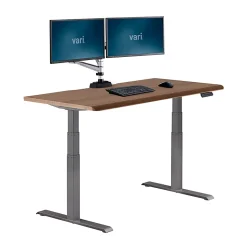 VARI Electric Standing Desk With ComfortEdge, 60