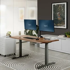 VARI Electric Standing Desk With ComfortEdge, 60