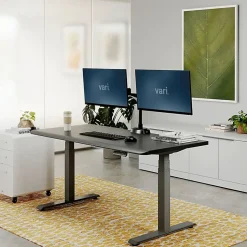 VARI Electric Standing Desk With ComfortEdge, 60