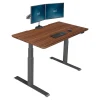 Vari Electric 60"W Standing Desk, Darkwood