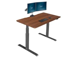 Vari Electric 60"W Standing Desk, Darkwood
