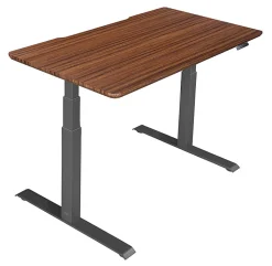 Vari Electric 60"W Standing Desk, Darkwood