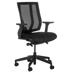 VARI Ergonomic Nylon High-Back Task Chair, Black