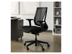 VARI Ergonomic Nylon High-Back Task Chair, Black