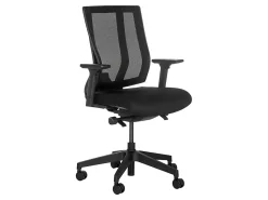 VARI Ergonomic Nylon High-Back Task Chair, Black