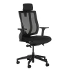 VARI Ergonomic Nylon High-Back Task Chair, With Headrest, Black