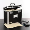 Vaultz® Locking Storage File Tote, Letter Size, 12 1/4" x 13 3/4" x 7 1/4", Black