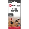 VELCRO® Brand Cord Keepers, 2-5/8” x 1-1/8”, Black, Pack Of 5 Keepers