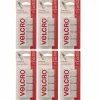 VELCRO® Brand STICKY BACK® Fasteners, Square, 0.88", White, 12 Fasteners Per Pack, Set Of 6 Packs