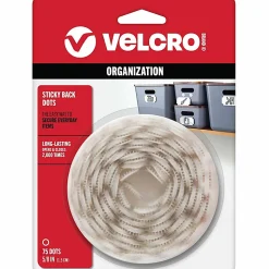 VELCRO® Brand STICKY BACK® Fasteners, Coins, 5/8