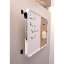 VELCRO® Brand Sticky Back Squares, 15/16" x 15/16", Black, Total Qty 12