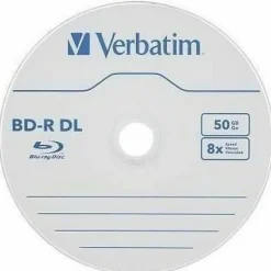 Verbatim BD-R DL 50GB 8X Verbatim, Hard Coat, 25pk Spindle - 25pk Spindle