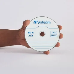 Verbatim BD-R 25GB 16X with Branded Surface - 50pk Spindle - 50pk Spindle