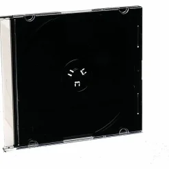 Verbatim® CD & DVD Slim Jewel Cases, Black, Pack Of 200