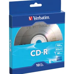 Verbatim® CD-R Bulk Box, Pack Of 10