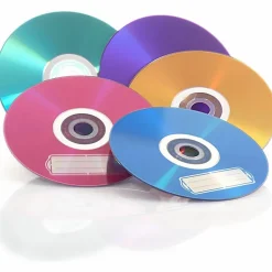 Verbatim CD-R Recordable Media Discs, Assorted Colors, Pack Of 25 Discs