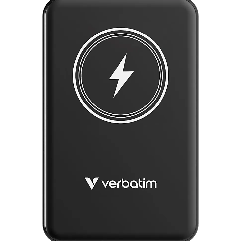 Verbatim Charge 'n' Go Magnetic Wireless Power Bank, Black, 32240