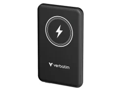 Verbatim Charge 'n' Go Magnetic Wireless Power Bank, Black, 32240