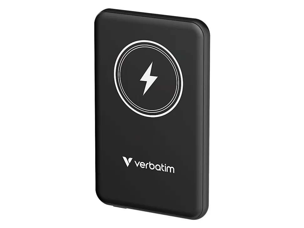 Verbatim Charge 'n' Go Magnetic Wireless Power Bank, Black, 32240
