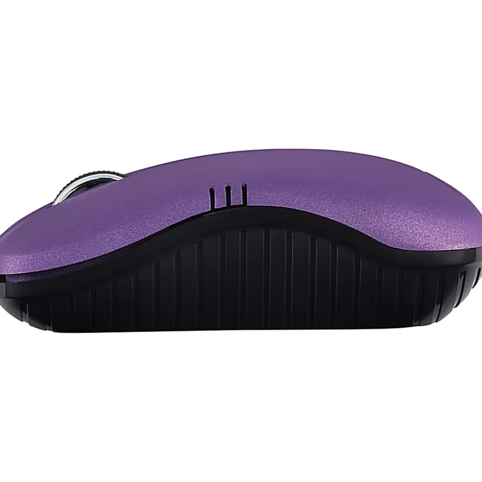 Verbatim Commuter Series Cordless Optical Computer Mouse, Matte Purple, 99781