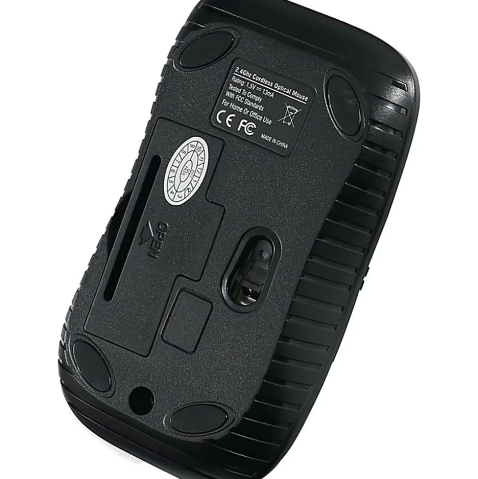 Verbatim® Commuter Series USB Type-A Wireless Notebook Optical Mouse, Matte Black, 99765