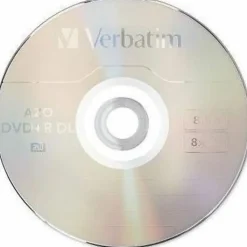 Verbatim® DVD+R DL Branded Surface Spindle, 8.5GB, Pack Of 50