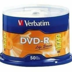 Verbatim® Life Series DVD-R Disc Spindle, Pack Of 50