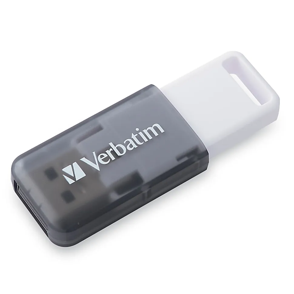Verbatim® SeaGlass USB 3.2 Gen 1 Flash Drive, 128GB, Gray