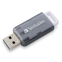 Verbatim® SeaGlass USB 3.2 Gen 1 Flash Drive, 128GB, Gray