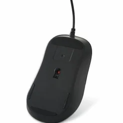 Verbatim Silent Corded Optical Mouse - Black - Optical - Cable - Black - USB Type A - Scroll Wheel - 3 Button(s) - 1 Each