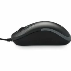 Verbatim Silent Corded Optical Mouse - Black - Optical - Cable - Black - USB Type A - Scroll Wheel - 3 Button(s) - 1 Each