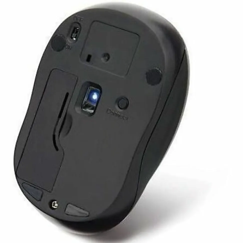 Verbatim Silent Wireless Blue LED Mouse - Graphite - Blue LED/Optical - Wireless - Radio Frequency - Graphite - 99769