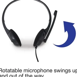 Verbatim Stereo Headset with Microphone - Stereo - Mini-phone (3.5mm) - Wired - 32 Ohm - 20 Hz to 20 kHz - 70721